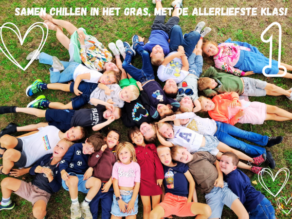 La1: Klasfoto van een prachtige, supertoffe klas!